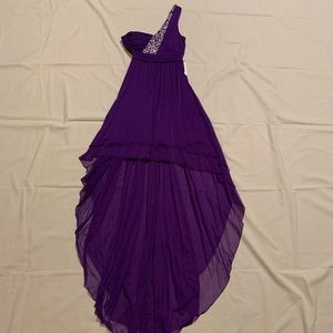 Jodi Kristopher-One Shoulder Formal Gown